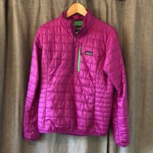 Patagonia pull over puffer